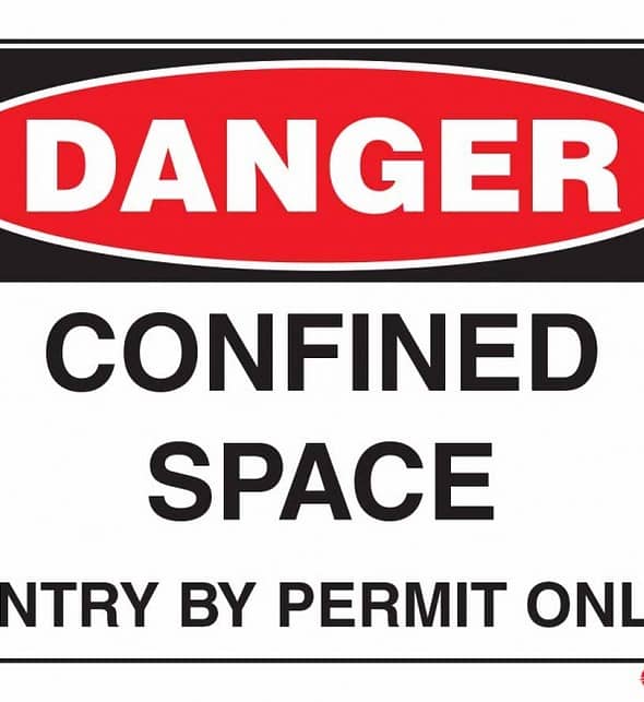 ACM Danger Sign - Confined Space - Vanguard NZ